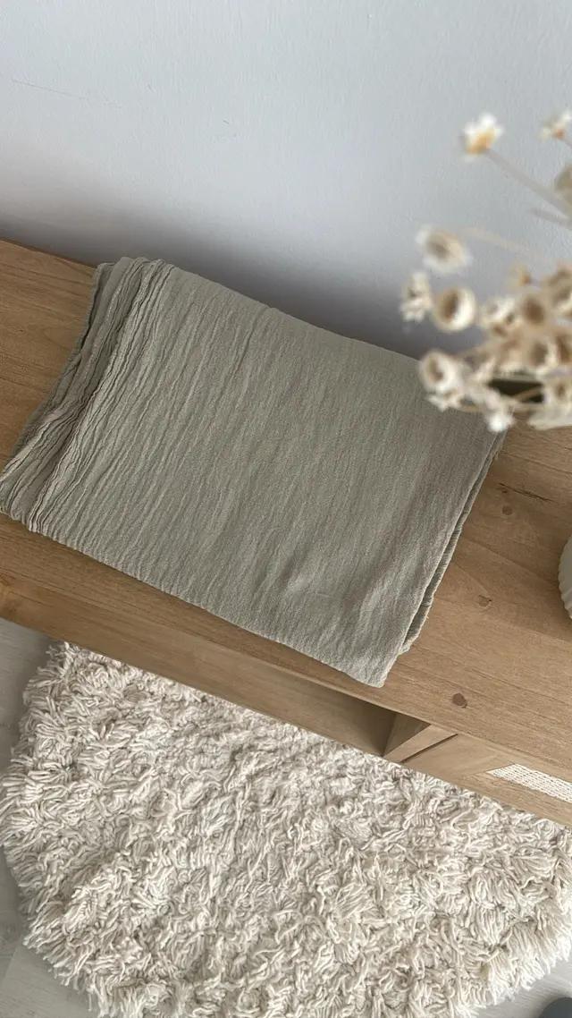 Pie de cama ani color cemento 150x220 cm